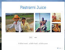 Tablet Screenshot of pastramijuice.com